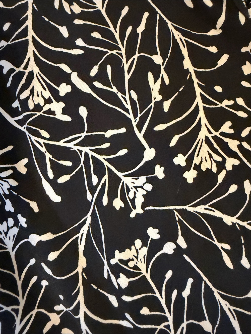 Goldray Black White Floral Wide Leg Jumpsuit Women’s Medium Sleeveless - Picture 3 of 9